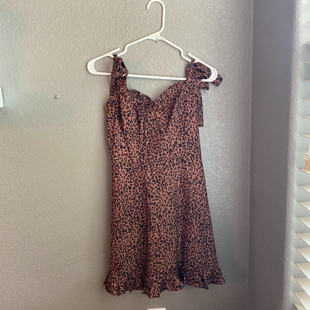 Shein Cheetah Print Dress